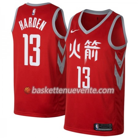 Maillot Basket Houston Rockets James Harden 13 Nike City Edition Swingman - Homme
